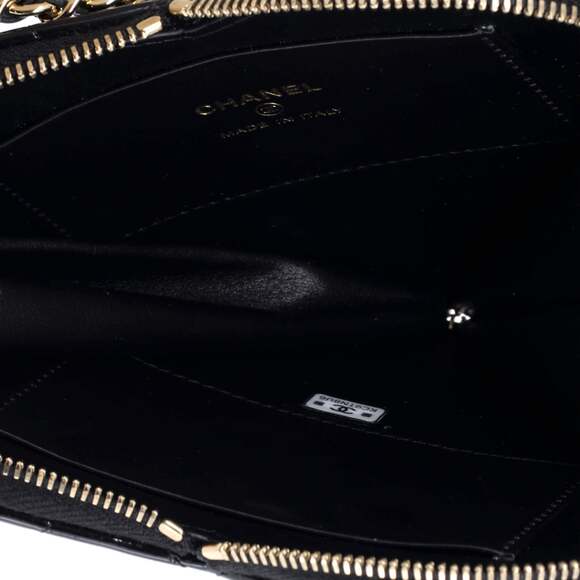 Chanel Double Heart Clutch With Chain #219387C39B - Picture 6 of 8